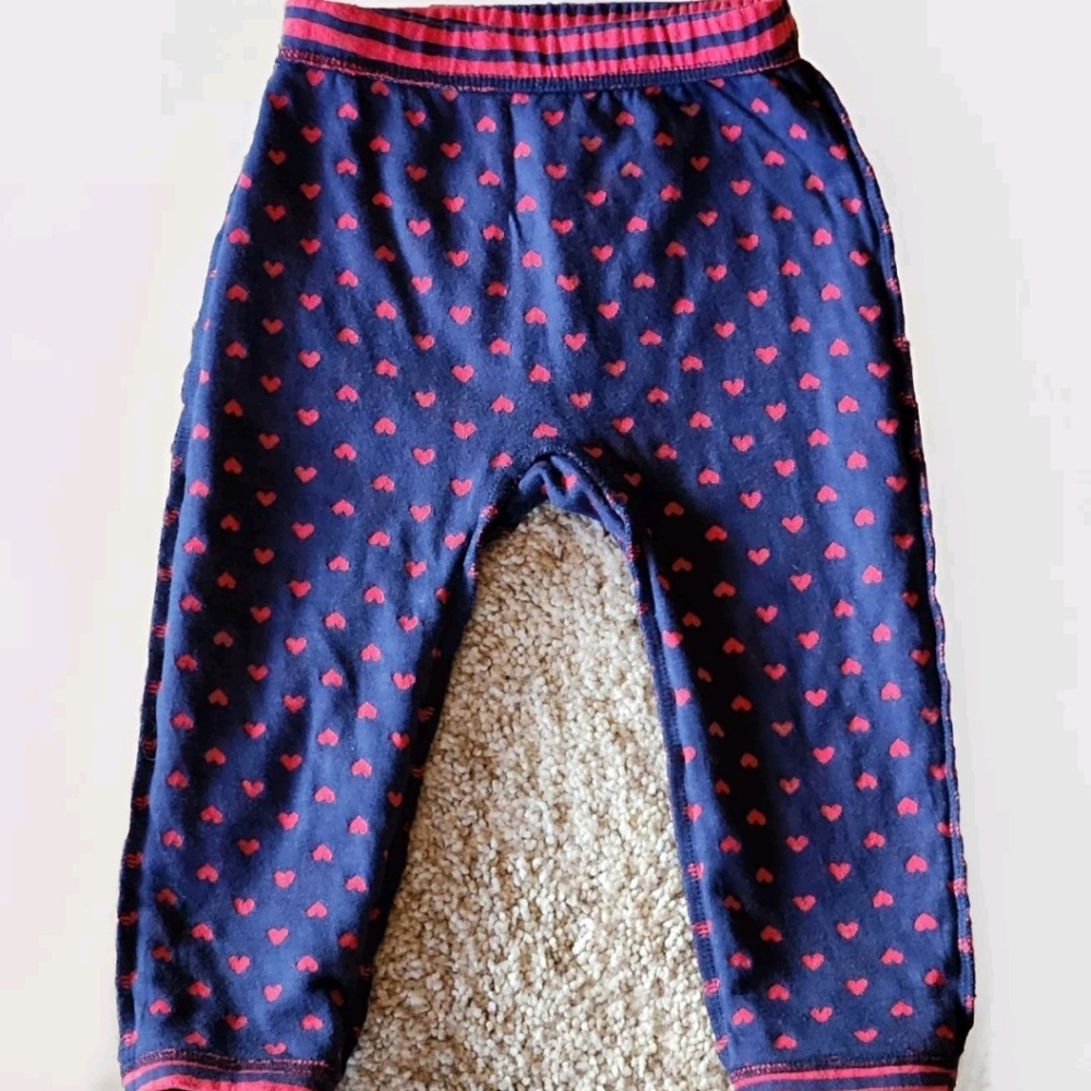 Primary Striped Reversible Pants Size 12-18 Months Colors Blue and Red - Picture 2 of 6